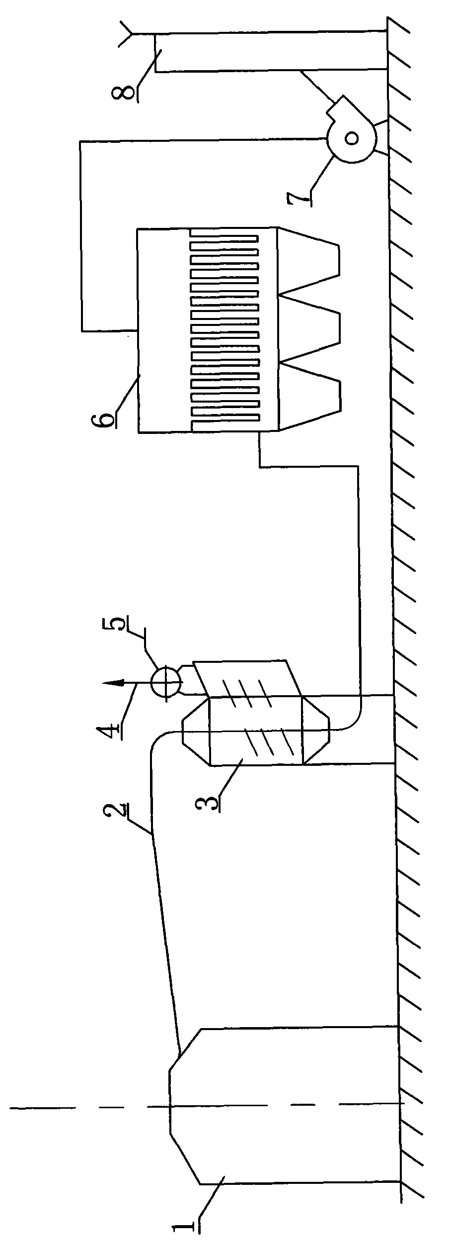 Method and special device for collecting surplus heat of iron alloy pouring