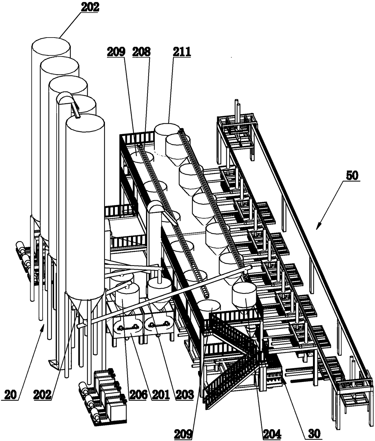 Building module production equipment