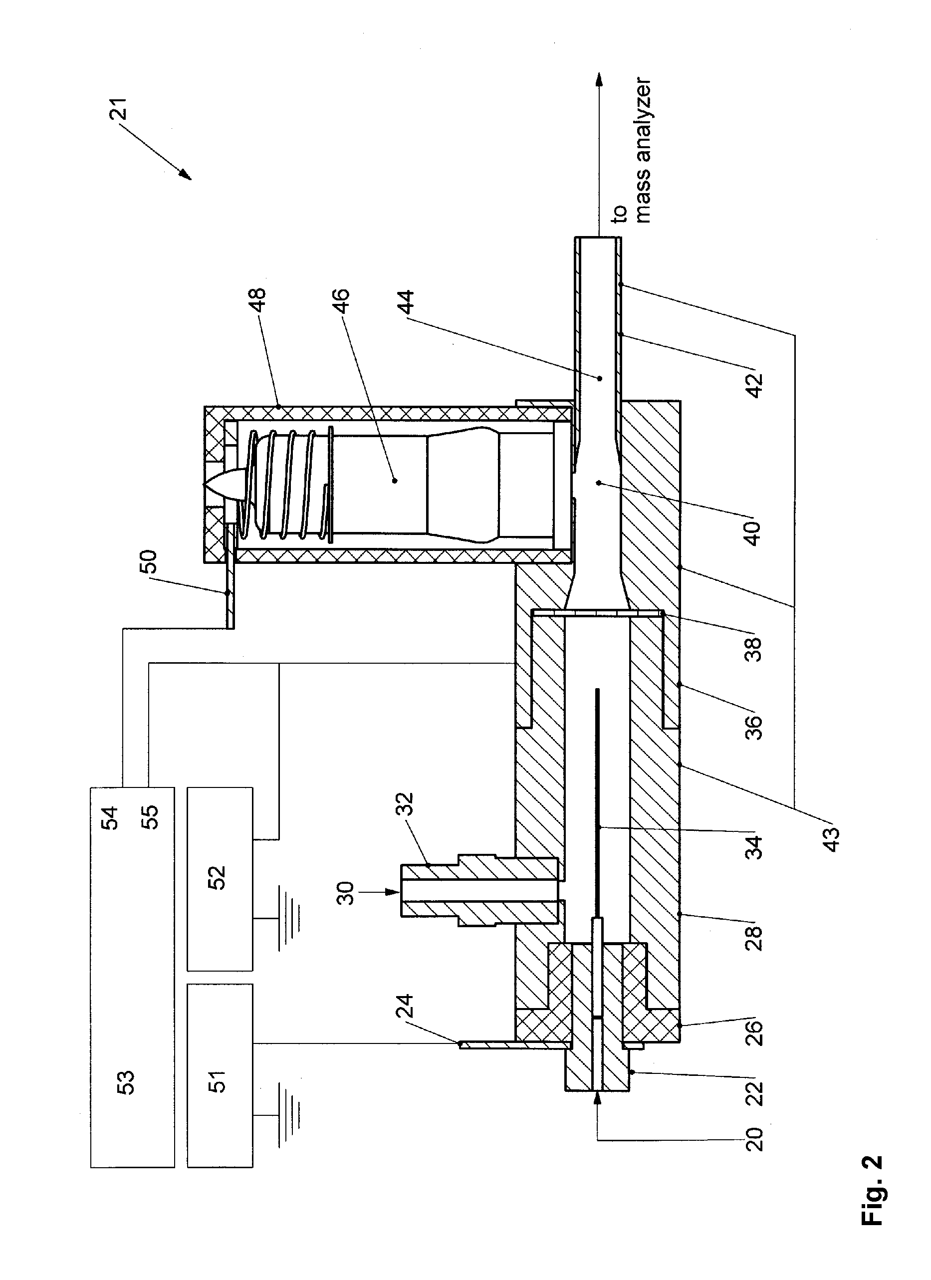 AP-ECD methods and apparatus for mass spectrometric analysis of peptides and proteins