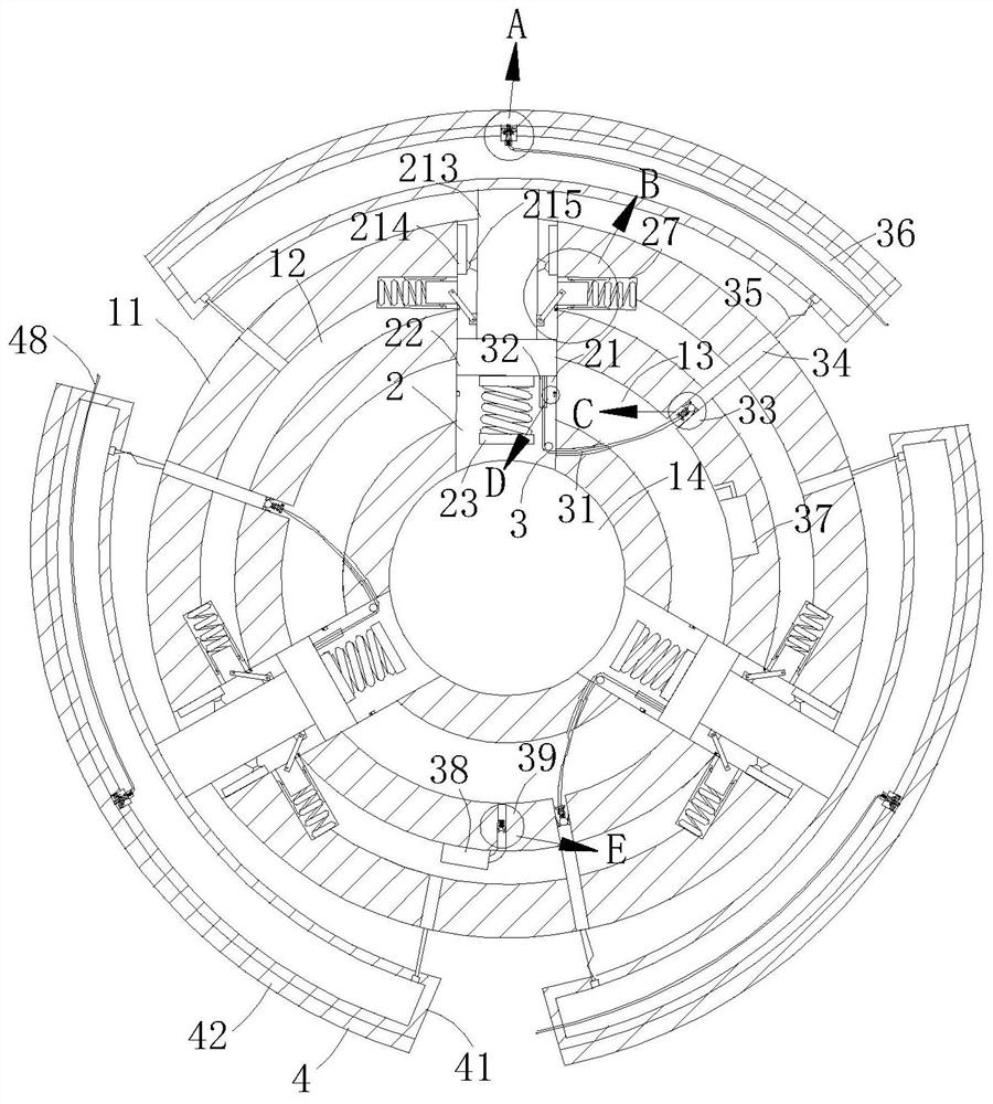 New energy automobile brake