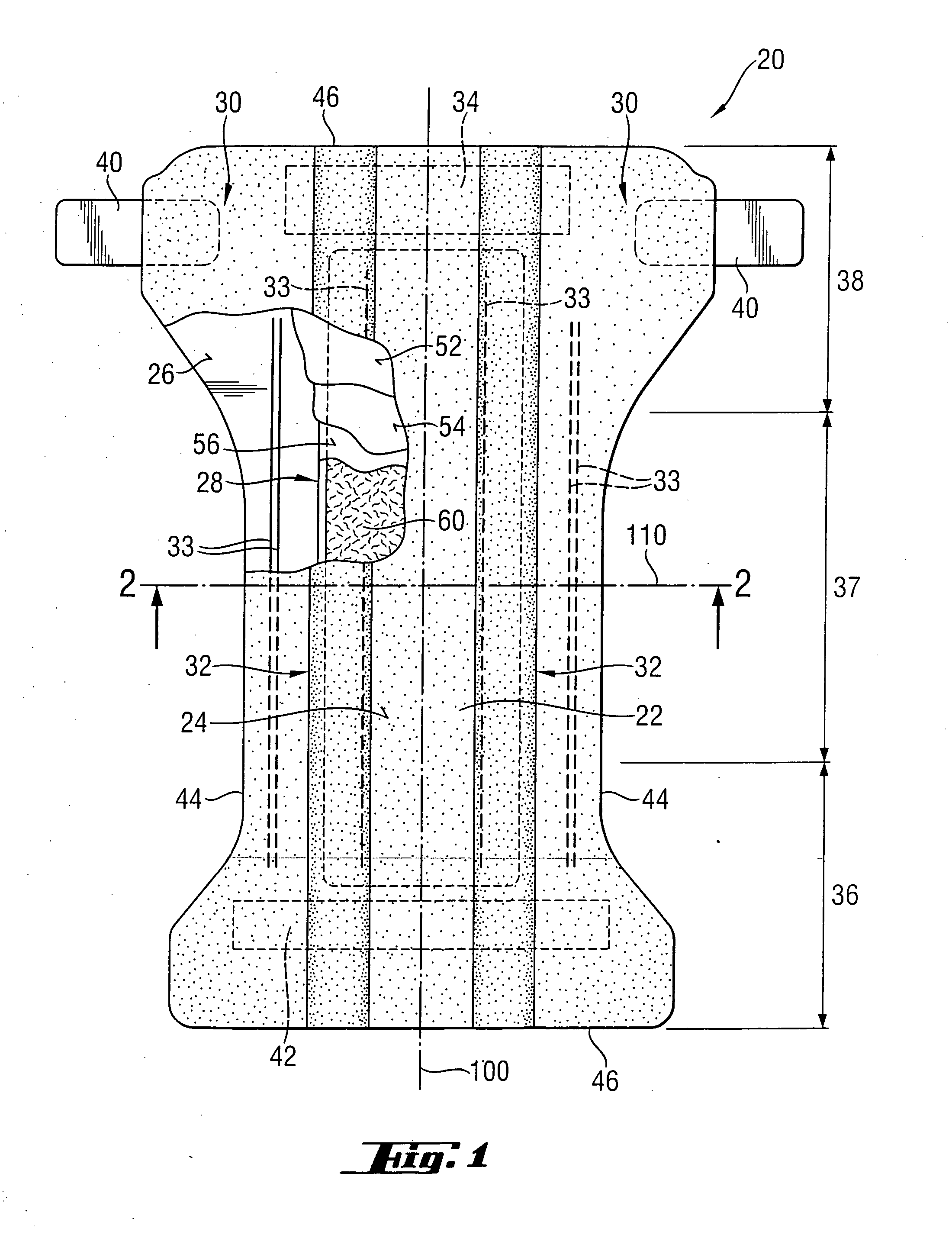 Absorbent articles comprising super absorbent polymer having a substantially non-convalently bonded surface coating