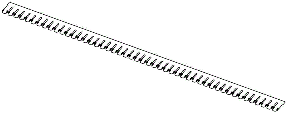 Fin and flat tube press-fitting device for heat exchanger core integrated unit