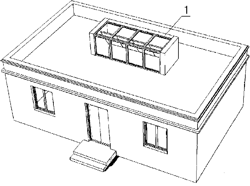 Phase-transition heat-storage skylight