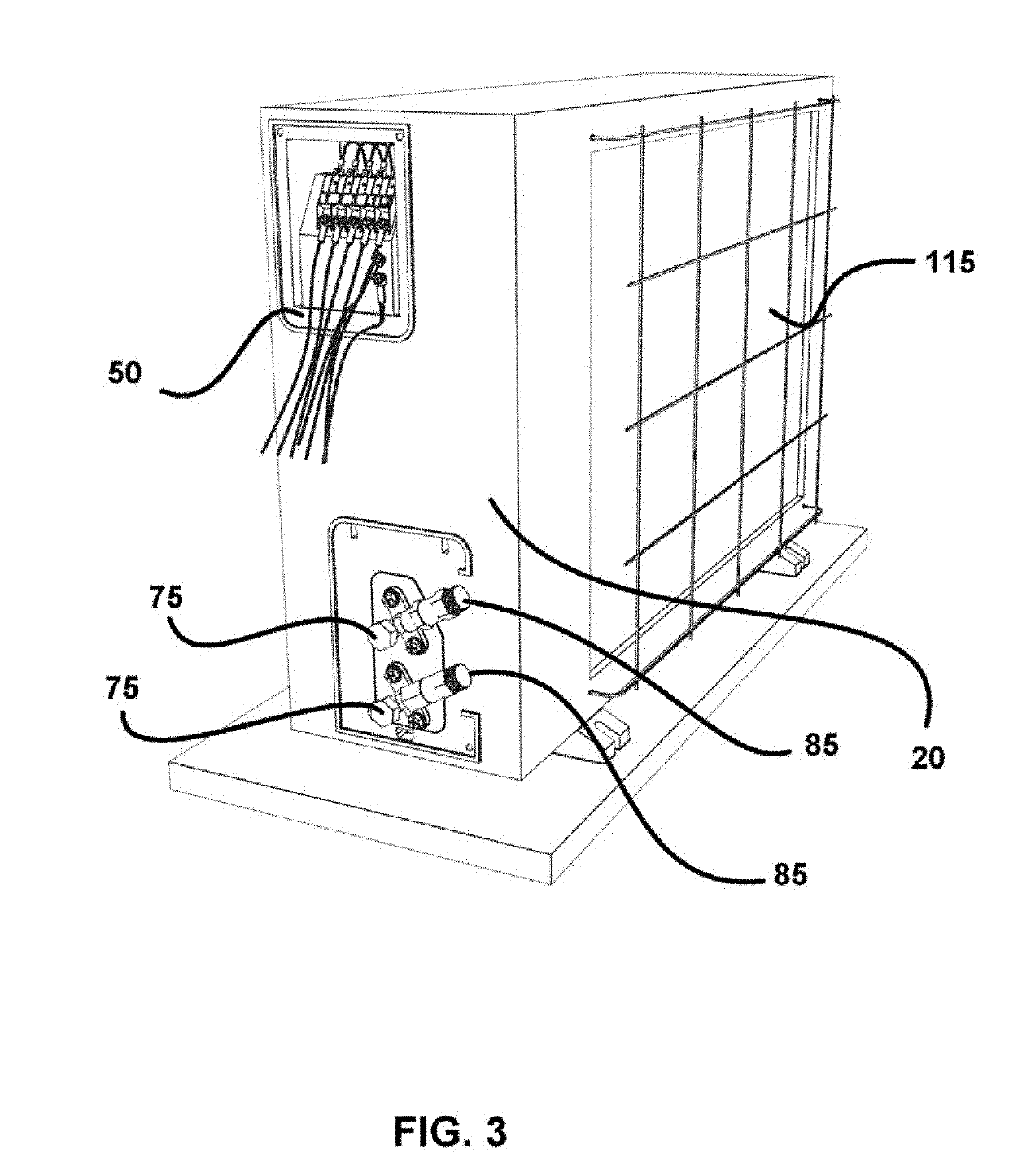 Apparatus and process for amateur ductless HVAC installation