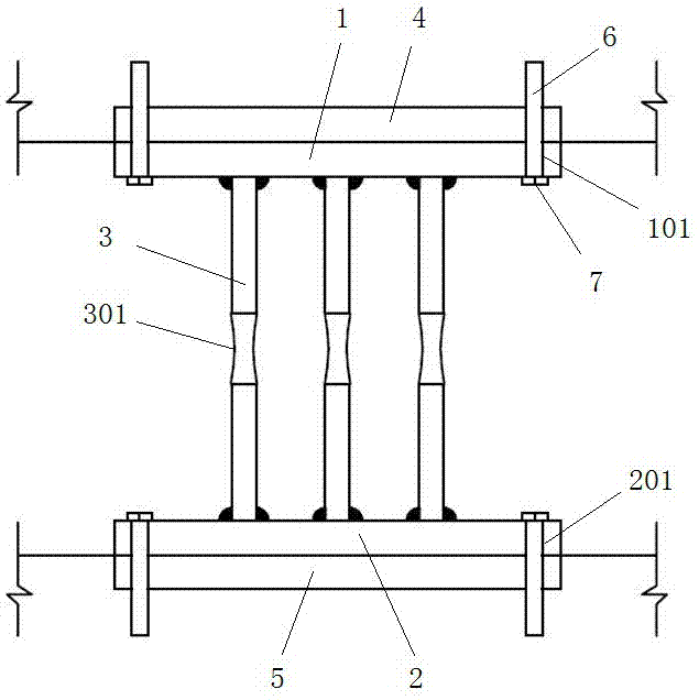 Variable-stiffness wind-resistant support for seismic isolation layer and mounting method of variable-stiffness wind-resistant support