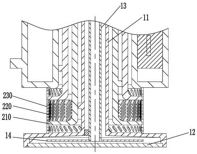 High-temperature-resistant horizontal multi-layer gas inlet device for SiC epitaxy