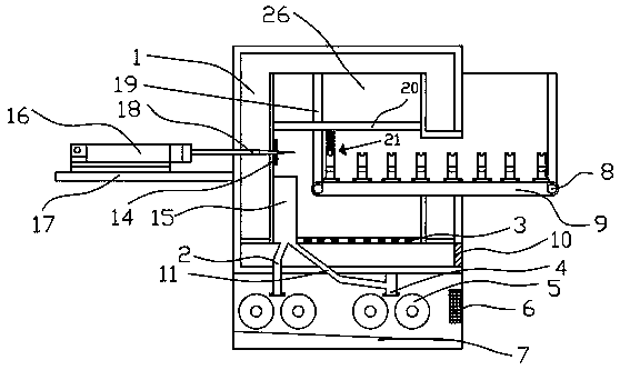 Oyster shelling and deodorizing device