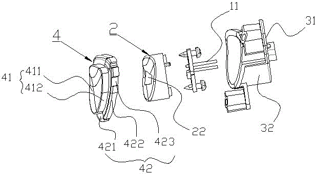 Lamp housing assembly with high sealing performance