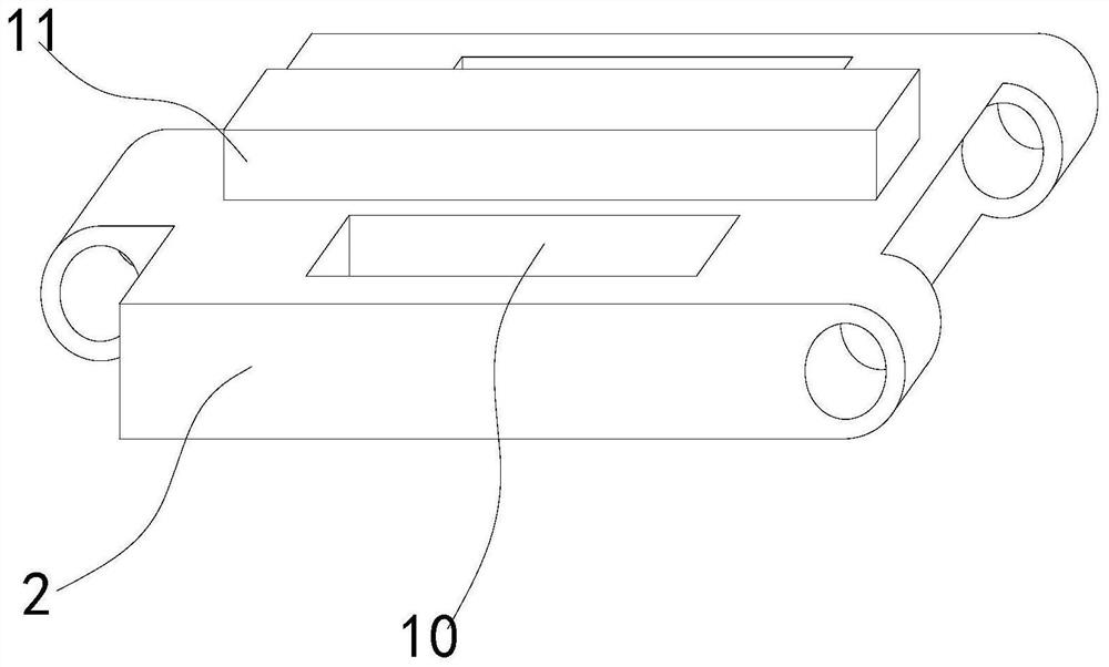A crawler-type agricultural machinery walking mechanism with a broken function of preventing chain detachment
