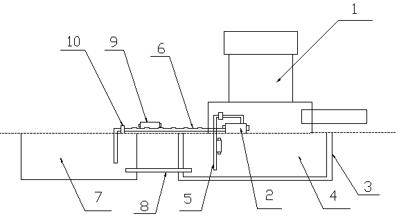 Circulating cooling device for bentonite pulverizer