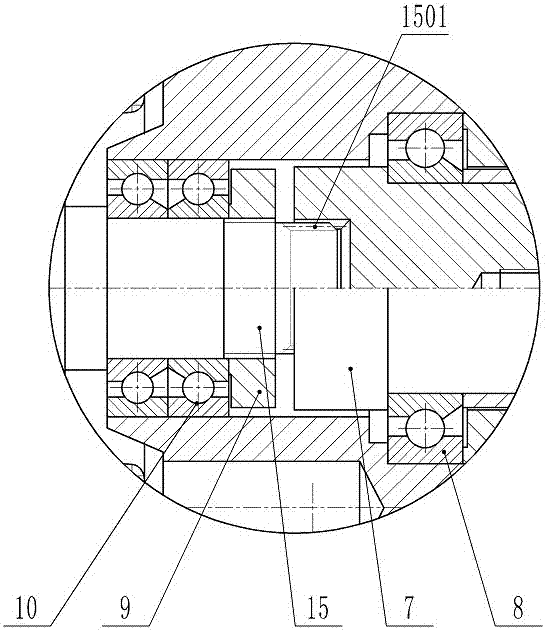 Double-headed output motorized spindle with the ability to eliminate the influence of axial thermal deformation