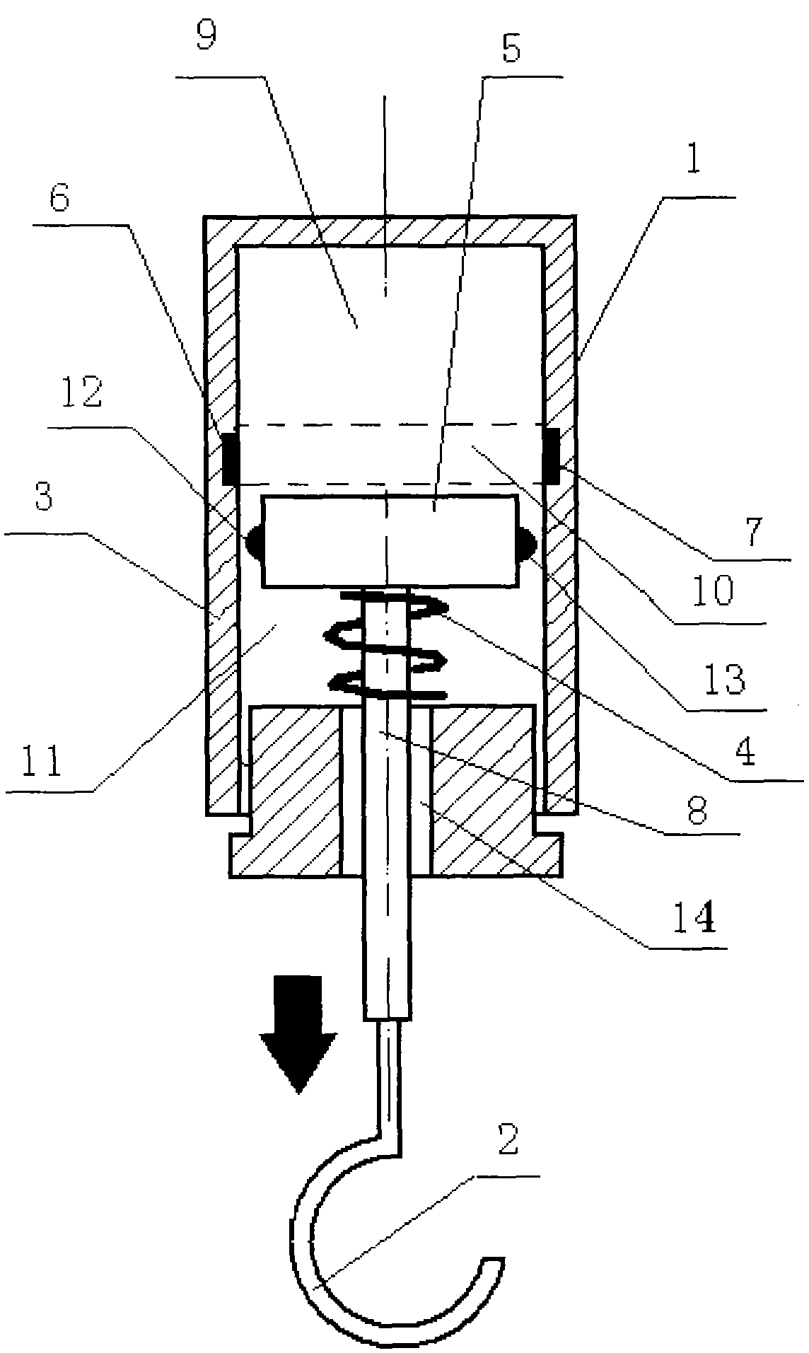 Automatic slide switch with infusion hook