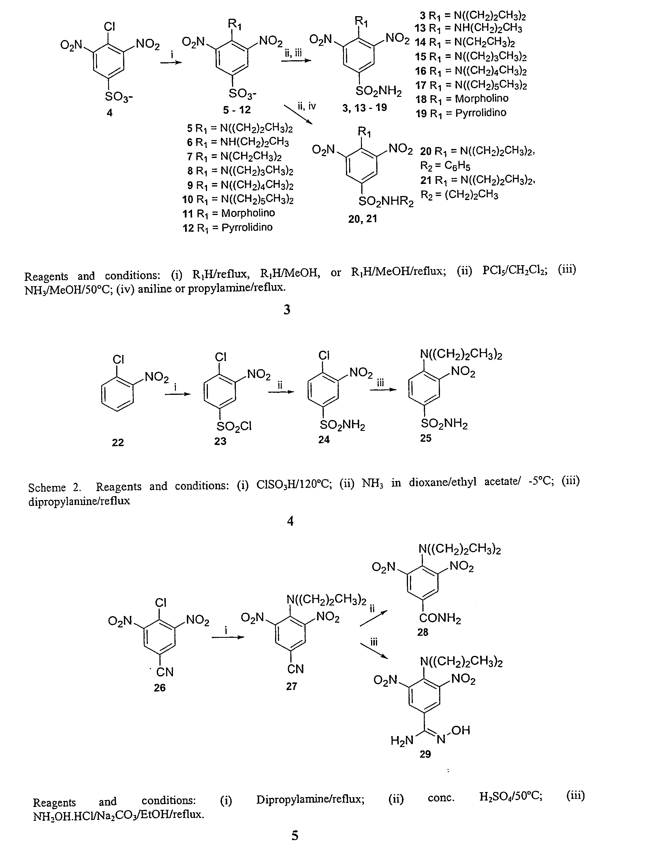 Antileishmanial dinitroaniline sulfanomides with activity against parasite tubulin