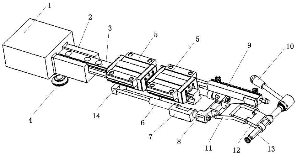 Rail Space Attitude Adaptive Positioning Structure of Rail Measuring Instrument