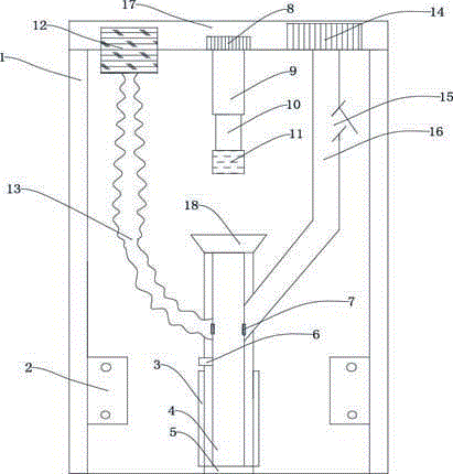 Chalk end recycling and chalk resetting device