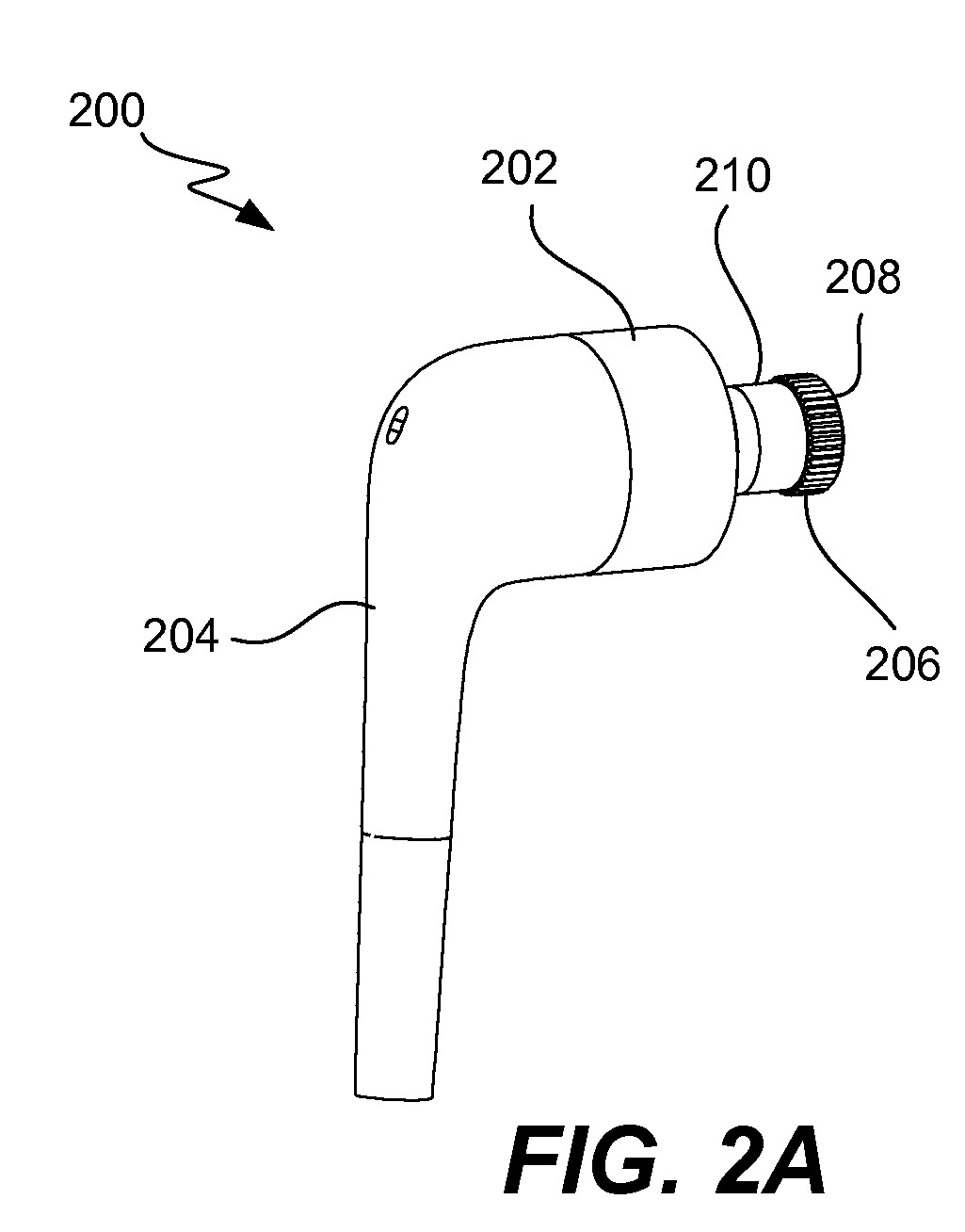 Earphone with removable component