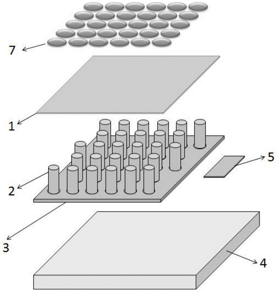 A nanoplasma array laser and its manufacturing method