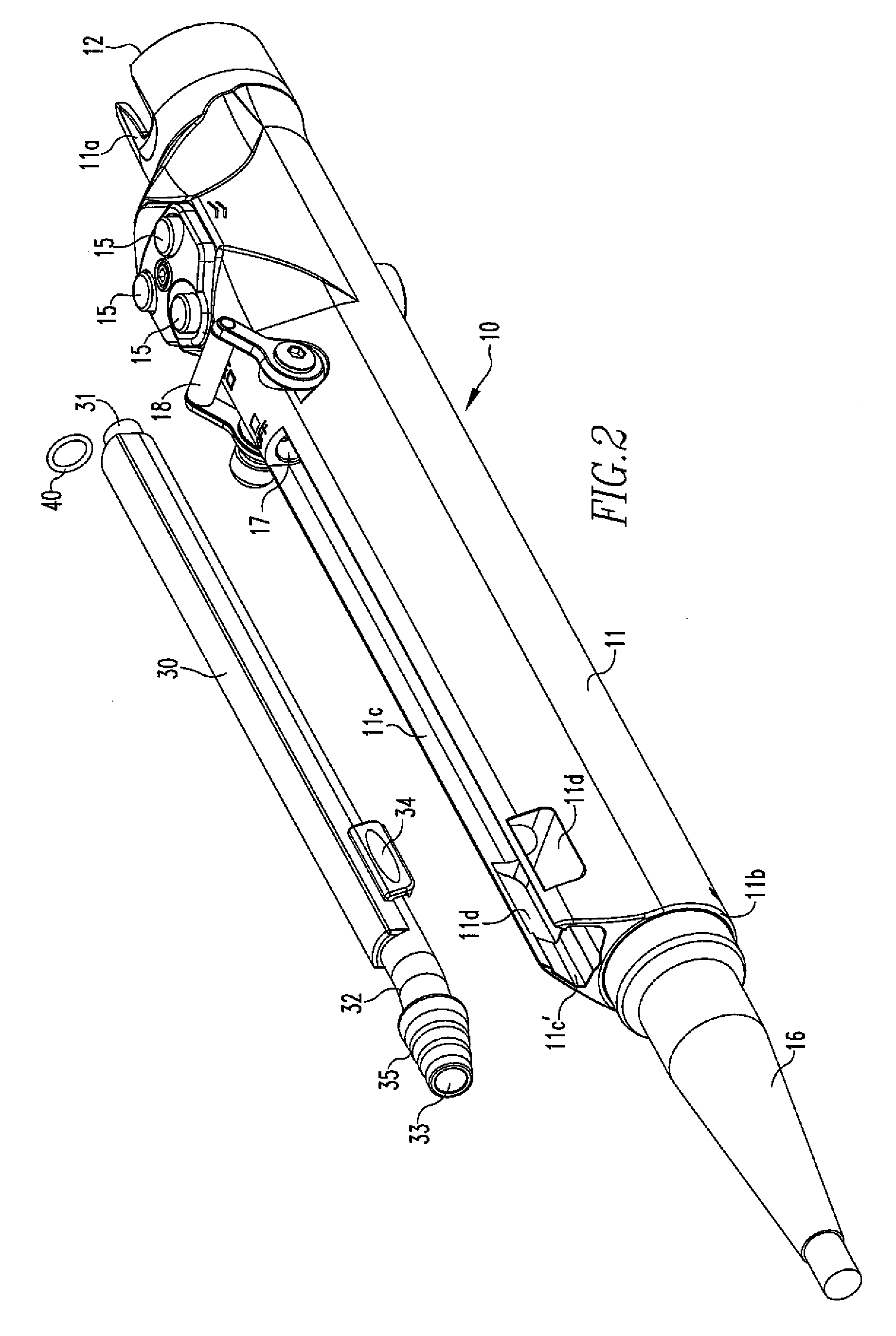 Surgical handpiece for endoscopic resection
