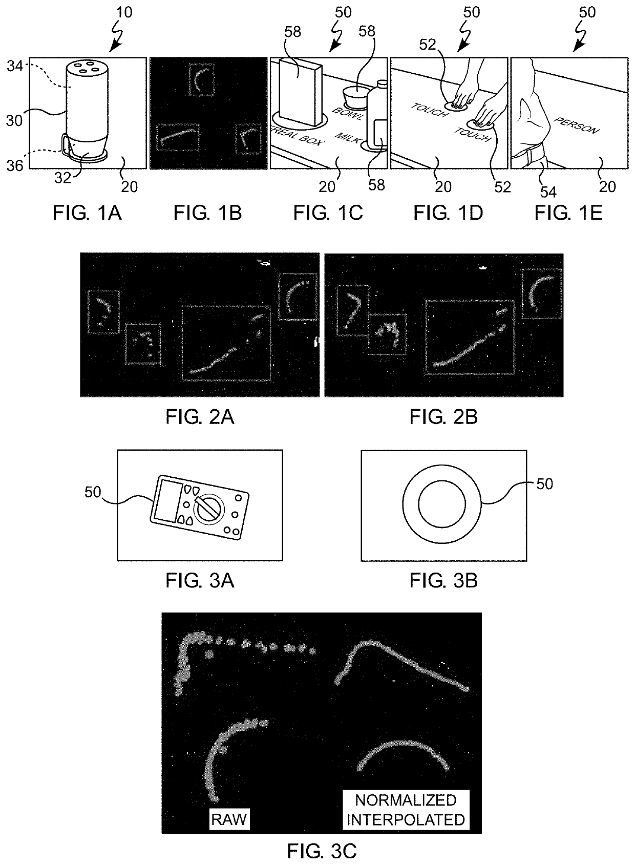 System, method and devices for touch, user and object sensing for IoT experiences