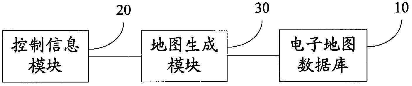 Display method of electronic map and terminal thereof