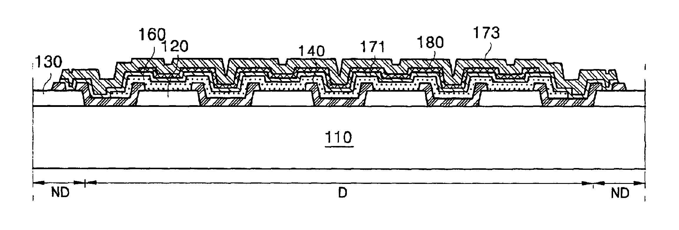 Organic EL device with high contrast ratio and method for manufacturing the same