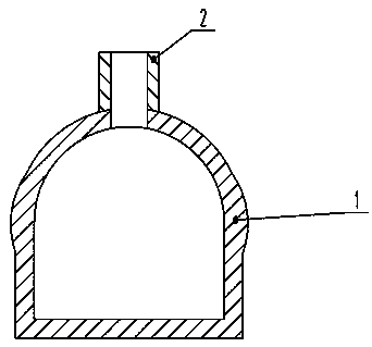A small underground storage tank and its manufacturing method