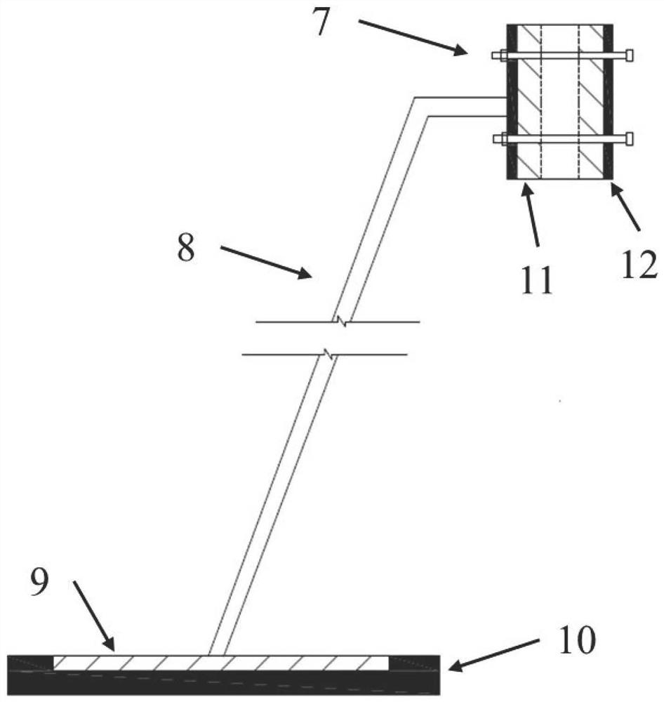 Support tower device and method for simulating collapse of power transmission tower in wind tunnel test