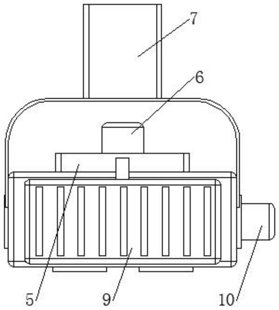 A biochemical pool microbial adhesion cleaning device
