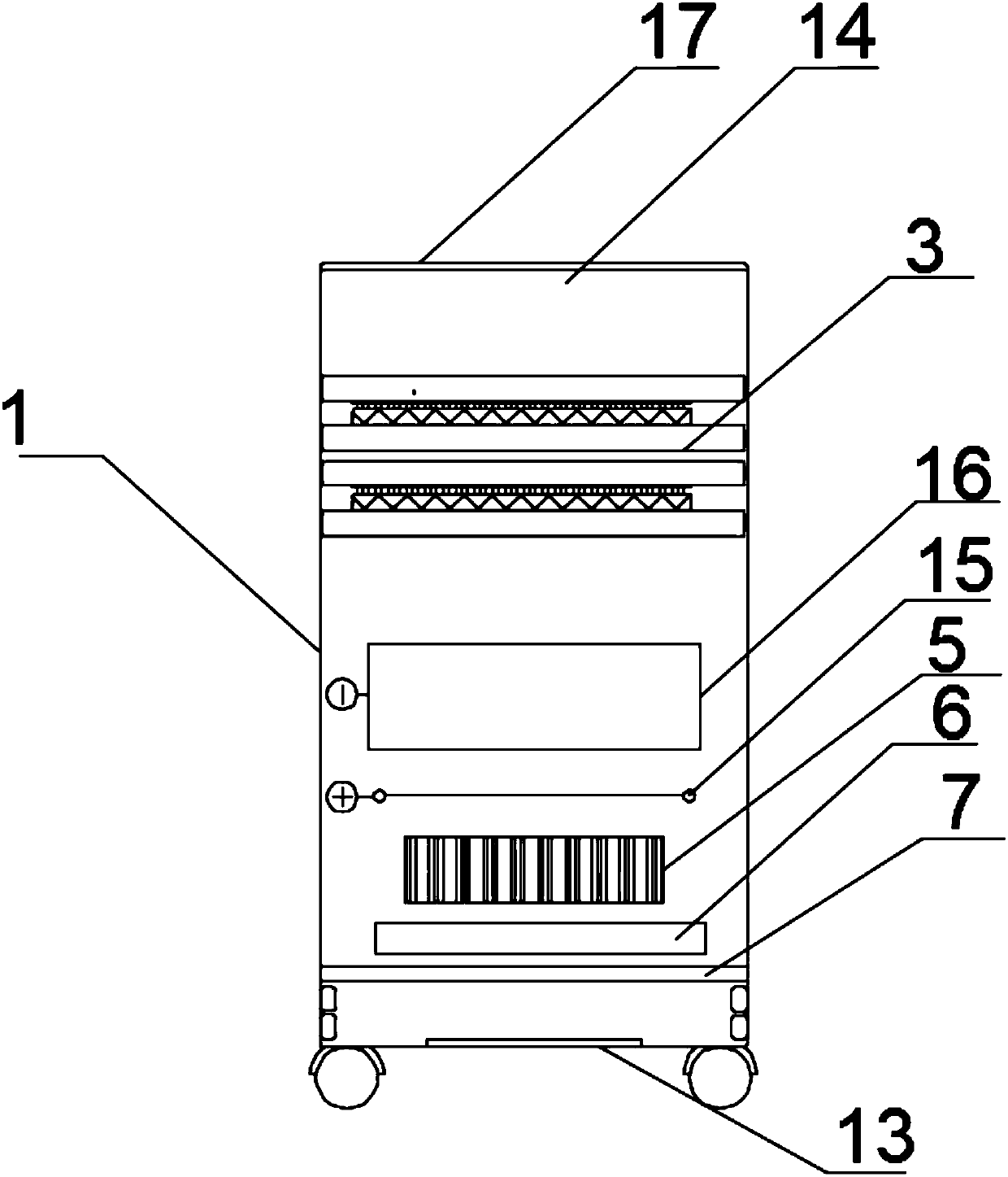 Intelligent indoor purifying device and control system