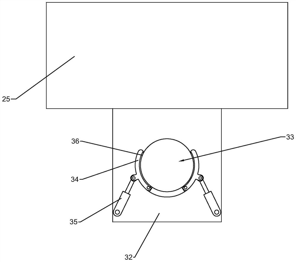 Auxiliary device of die head threading machine