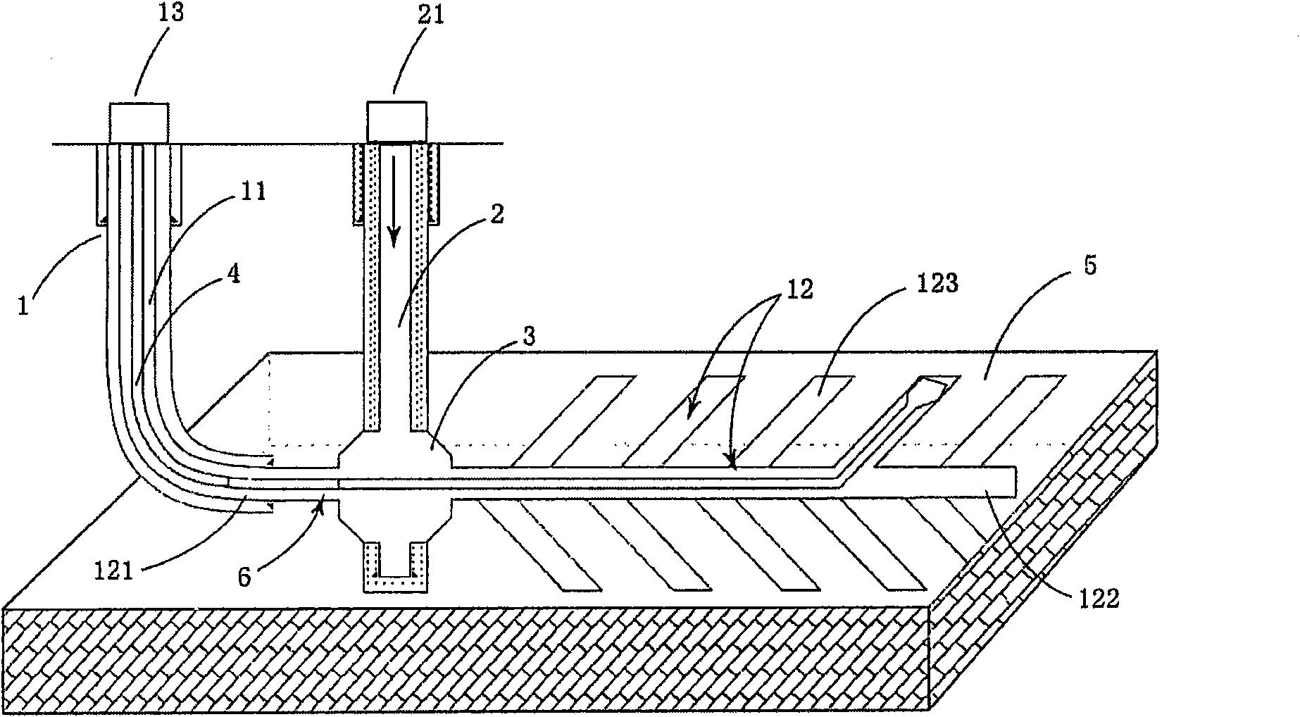 Aerated underbalanced drilling method for coal-bed gas