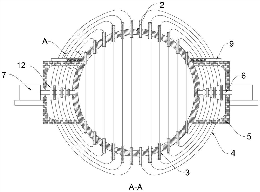 A self-purifying centrifugal fan for acid gas used in mine work