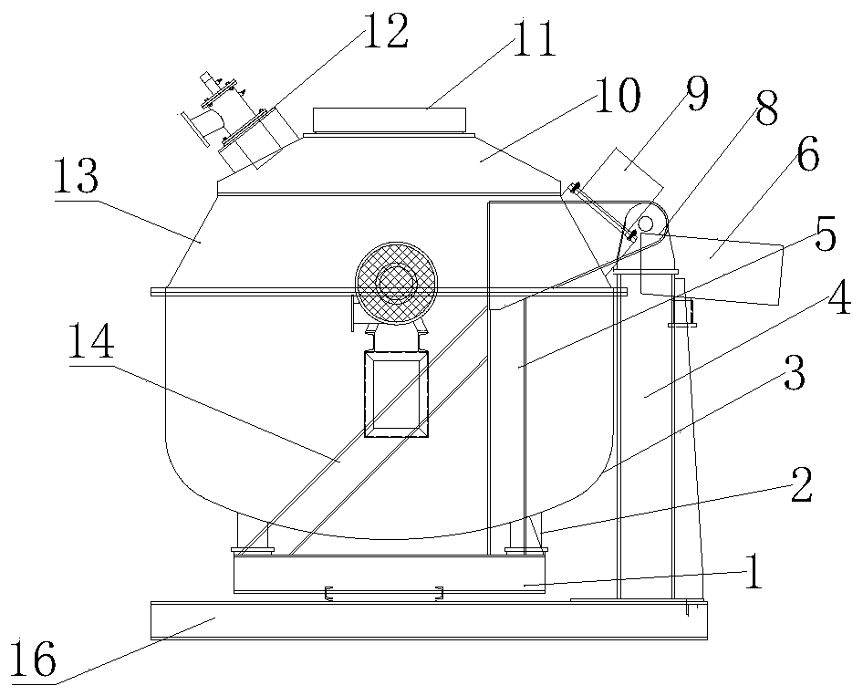 Tilting type molten aluminum transfer ladle