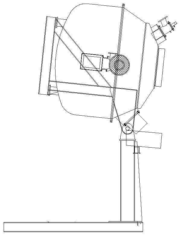 Tilting type molten aluminum transfer ladle