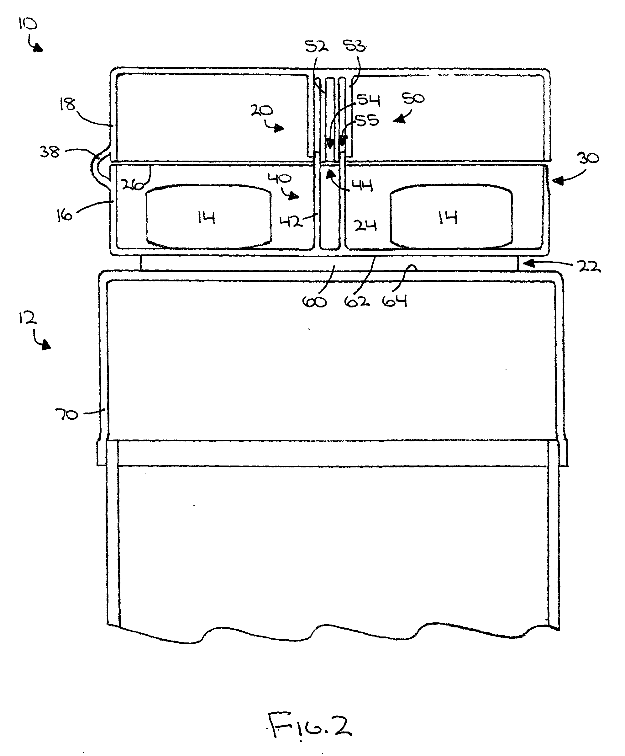 Auxiliary container for physical association with conventional medication container