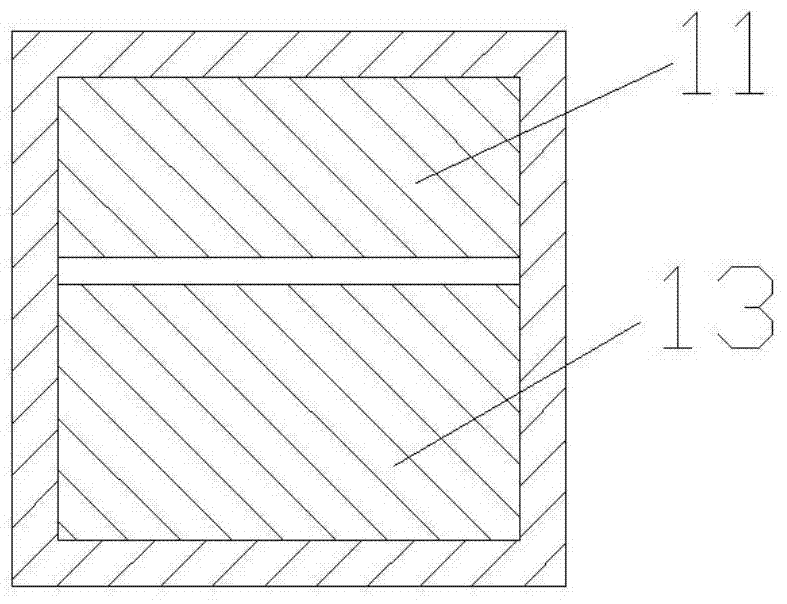 Kitchen gas discharge system with trapezoidal movement body