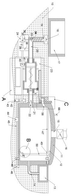 Biogas digester reloading device suitable for reloading of low-temperature biogas digesters