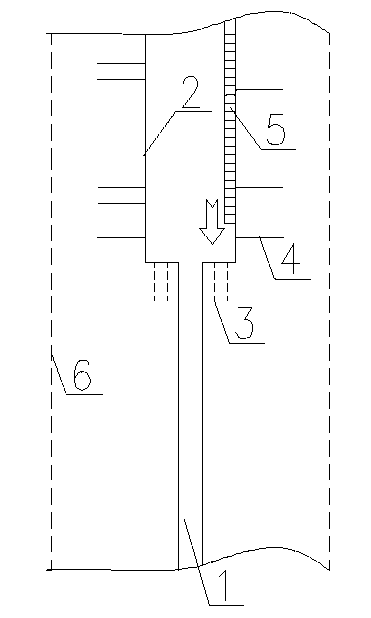 Construction method of one-time excavation for large-section vertical well