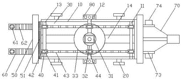 Flat trailer special for harvesting machinery