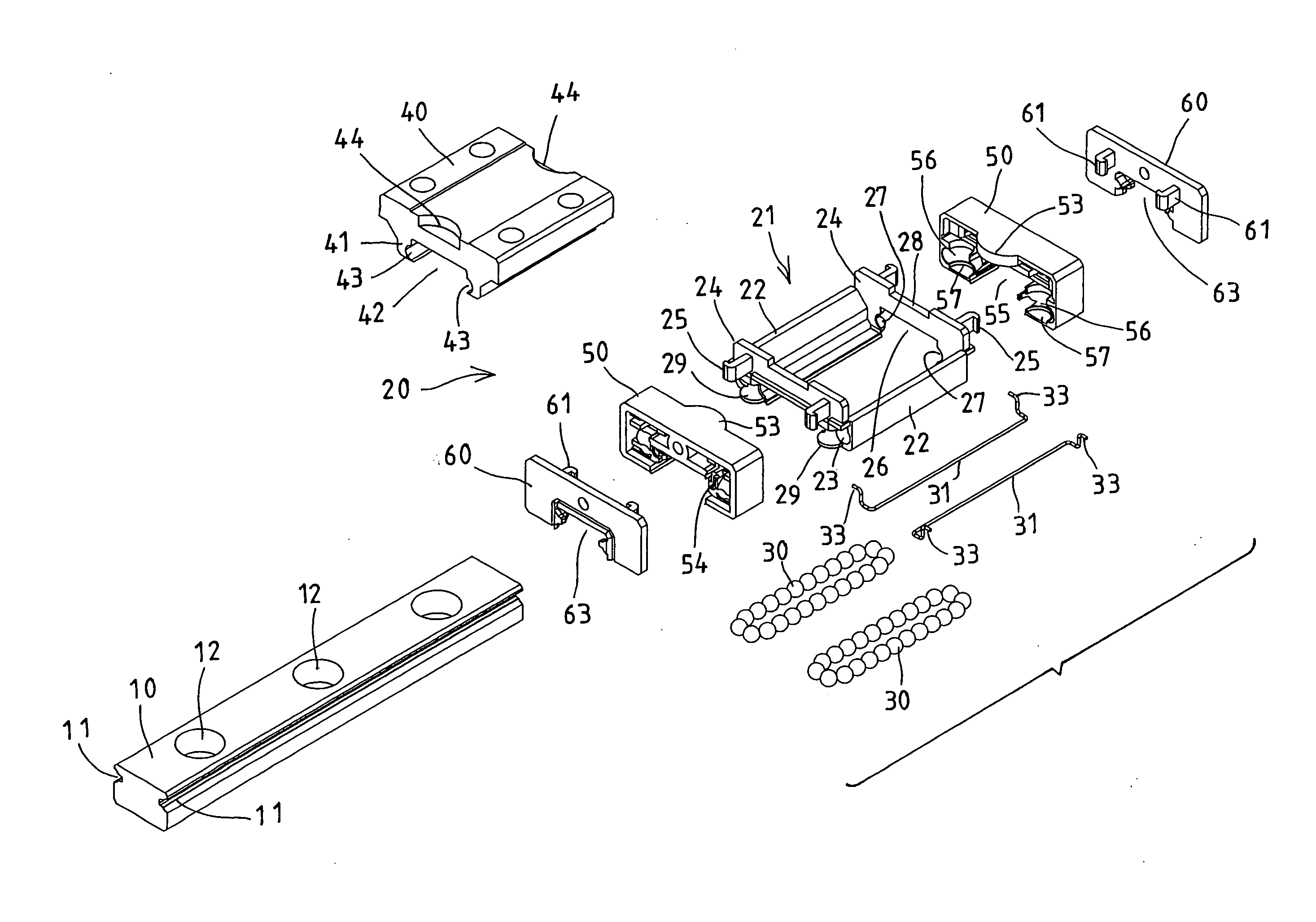 Linear motion guide device
