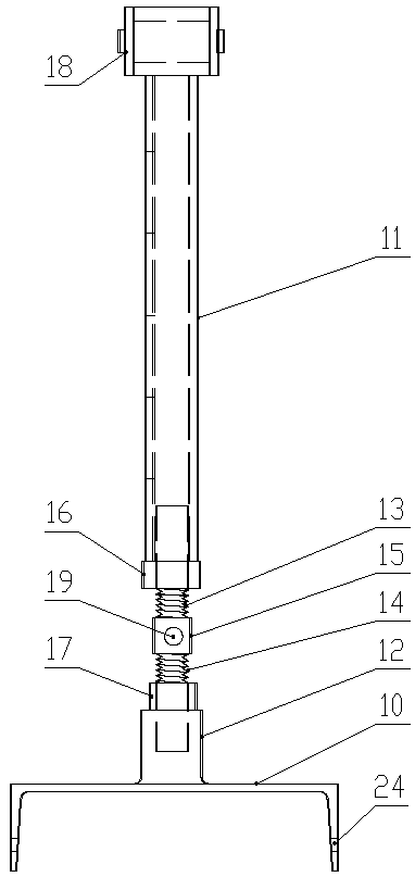 Elevator shaft beam for pulling upper telescopic construction lifting machine and installation and use method thereof