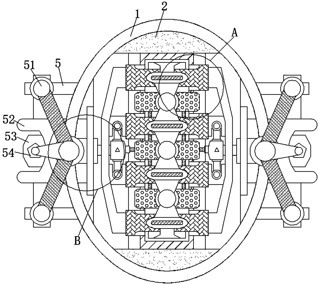 Manufacture device capable of automatically and synchronously processing and dyeing an echeveria secunda var. glauca specimen