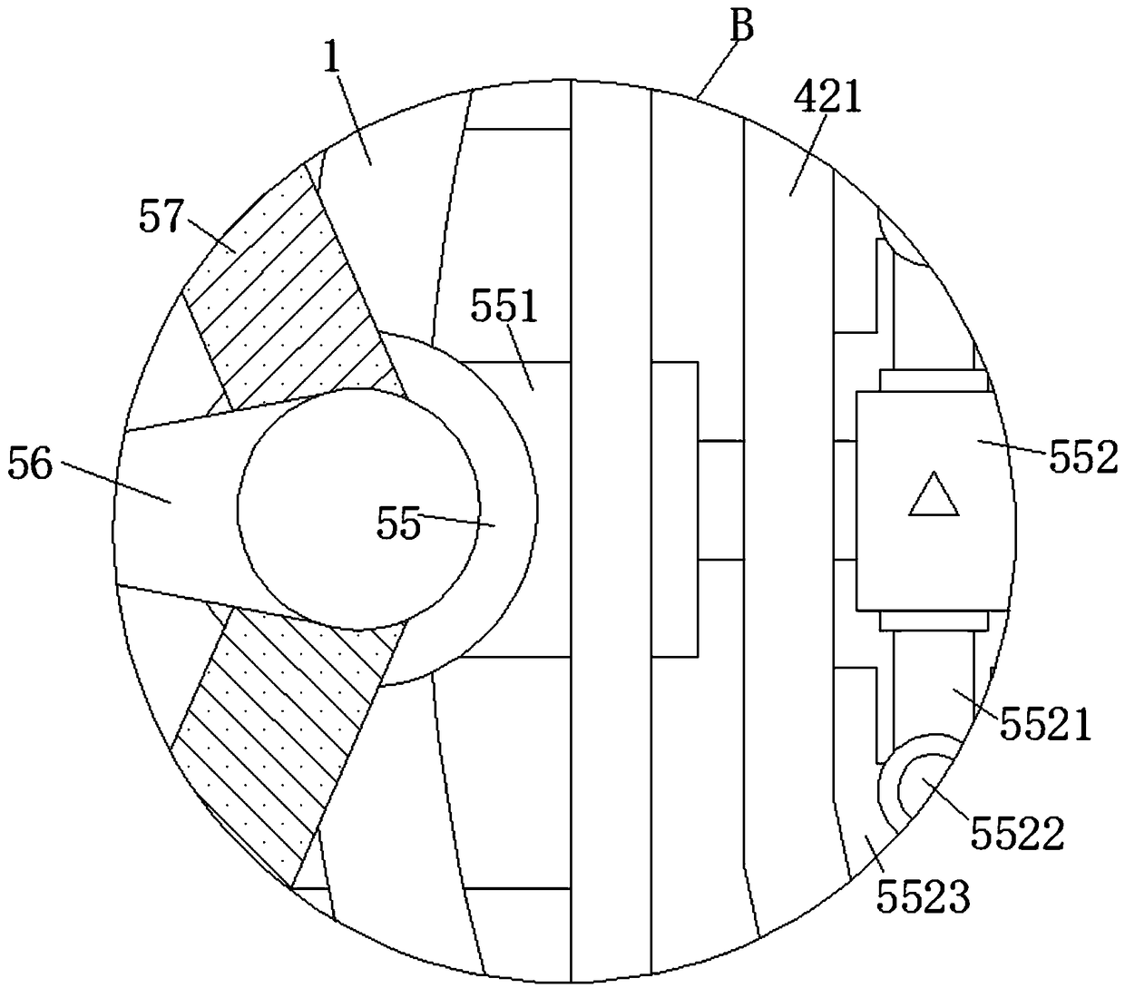 Manufacture device capable of automatically and synchronously processing and dyeing an echeveria secunda var. glauca specimen