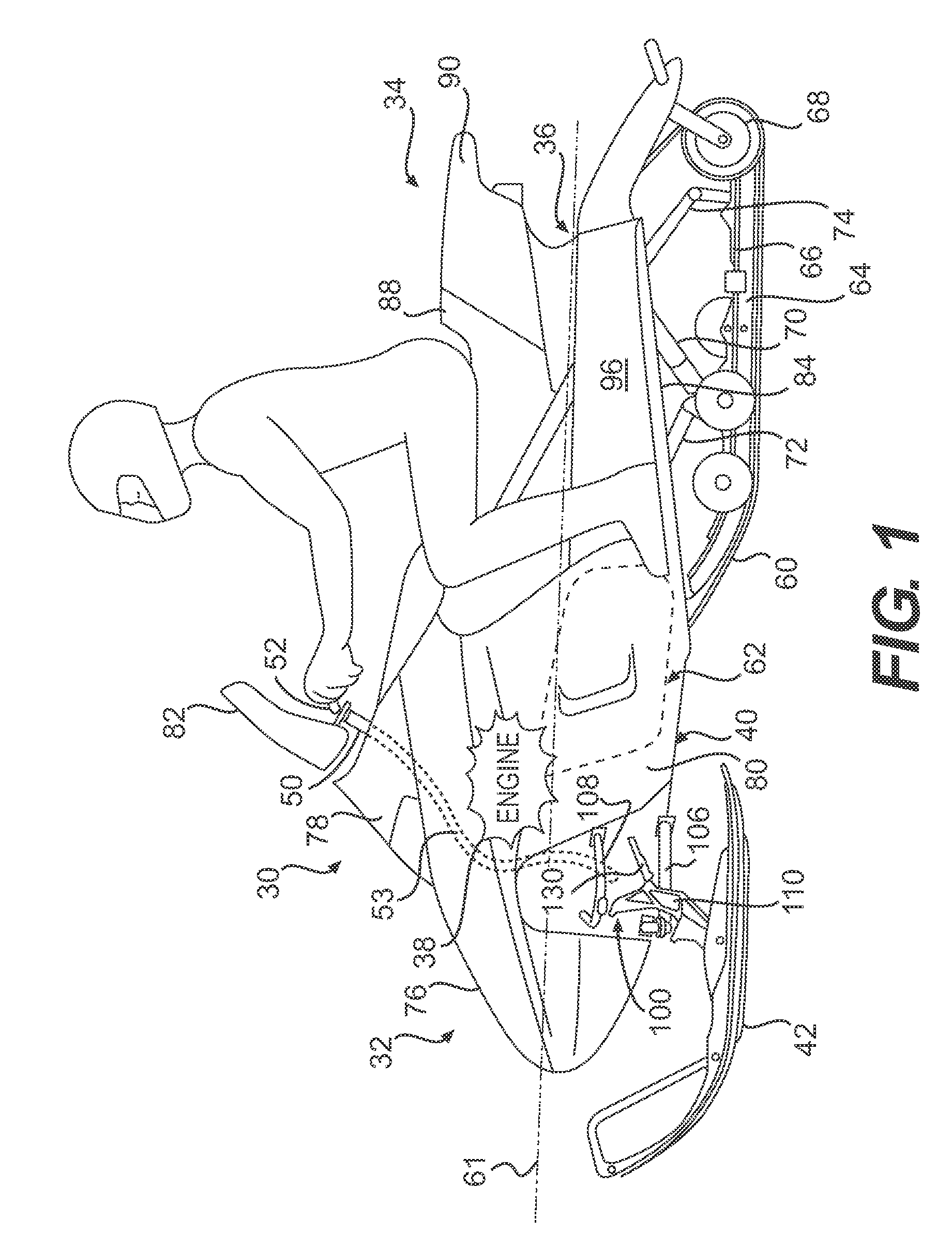 Snowmobile front suspension