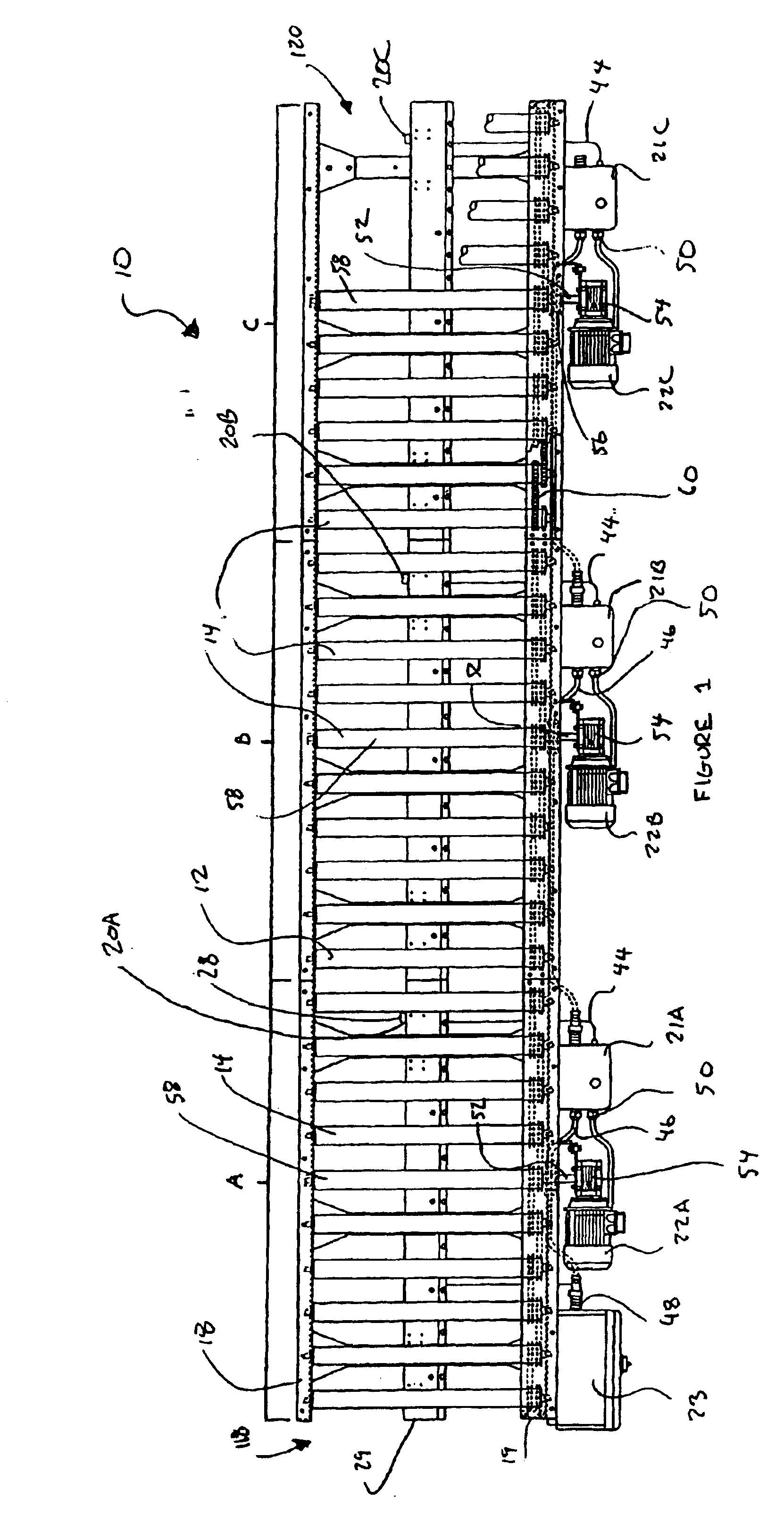 Decentralized drive system for a conveyor