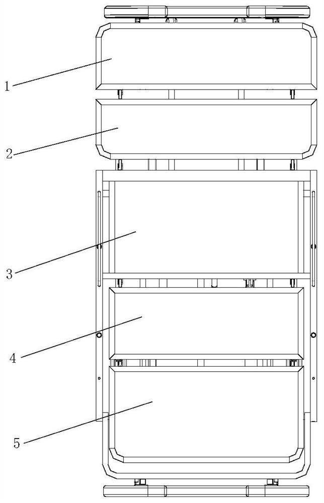 Novel multifunctional deformable nursing bed