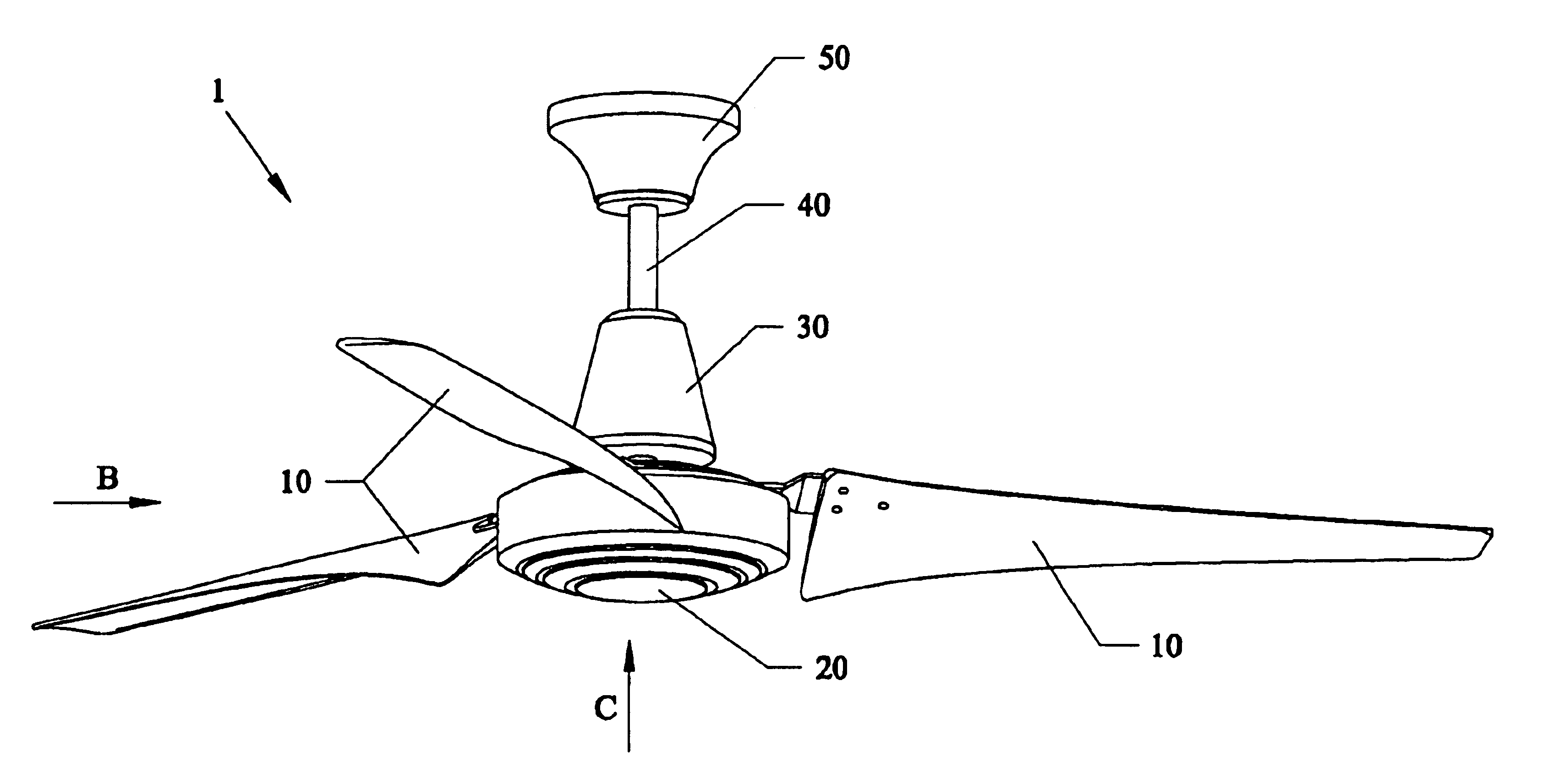 Enhancements to high efficiency ceiling fan