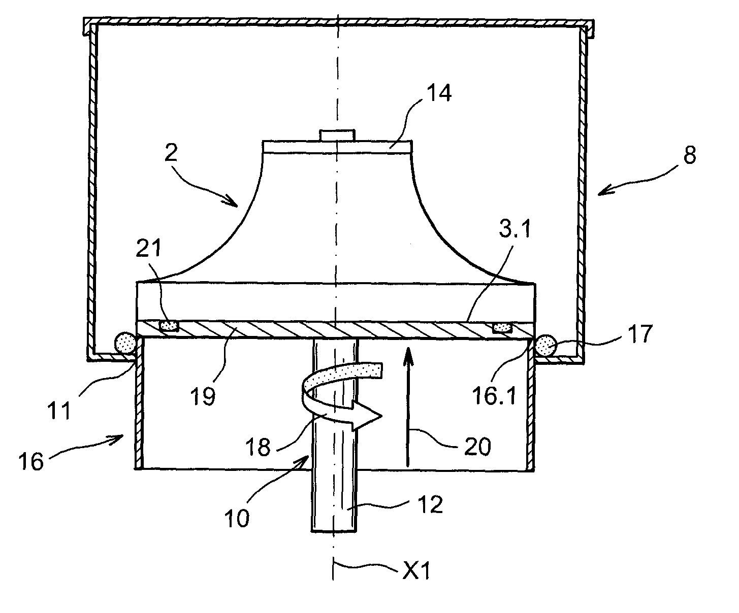 Method of polishing bladed disks for a turbomachine and polishing device