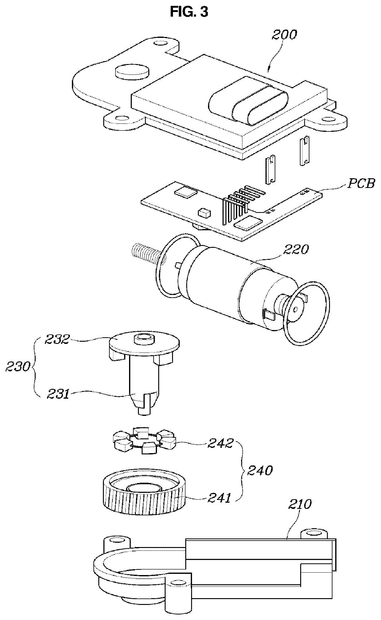 Variable exhaust valve assembly for vehicle