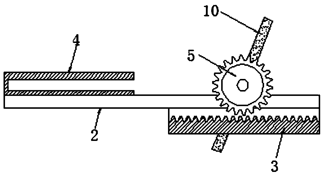 Double-sided drying device capable of carrying out turnover based on reciprocating motion to ensure uniform drying